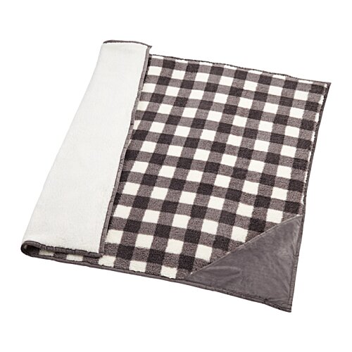Additional Image 1 - a black and white checkered blanket