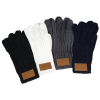 View Image 2 of 3 of Rib Knit Patch Gloves