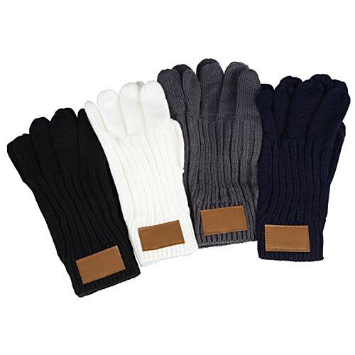 Additional Image 1 - a group of black and white gloves