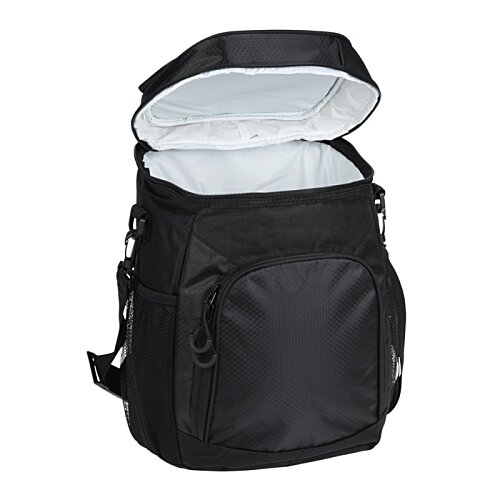 Additional Image 4 - a black backpack with a white cover