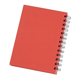 Additional Image 2 - a red notebook with black spiral bound
