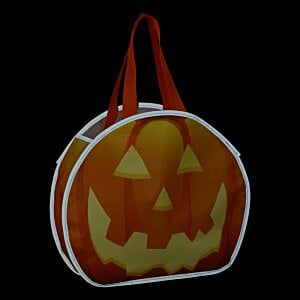 Additional Image 1 - a bag with a jack-o-lantern design