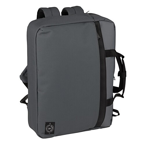 Additional Image 3 - a grey suitcase with black straps