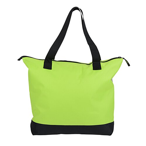 Additional Image 1 - a green bag with black handles