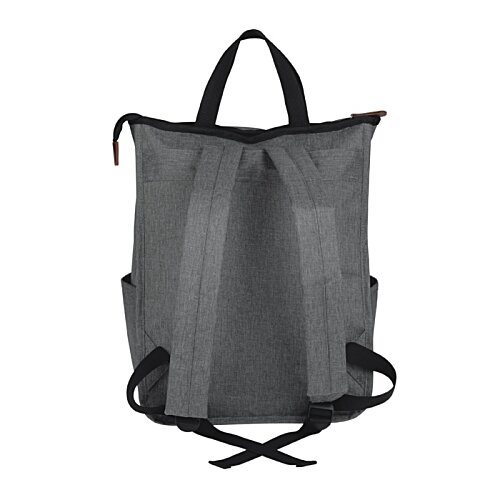 Additional Image 1 - a black backpack with straps