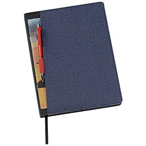 Additional Image 1 - a blue folder with a pen on it