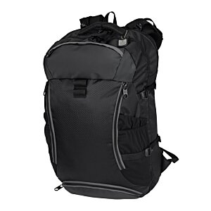 Additional Image 1 - a black backpack with straps