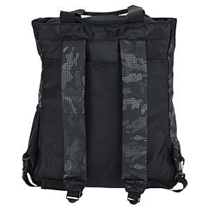 Additional Image 2 - a black backpack with straps