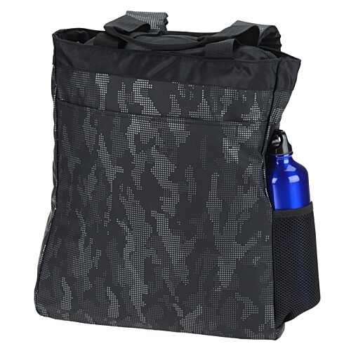 Additional Image 1 - a black bag with a blue handle