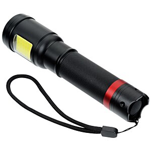 Additional Image 2 - a black flashlight with a strap
