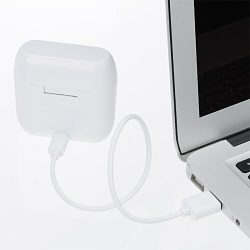 Additional Image 3 - a white charger plugged into a laptop