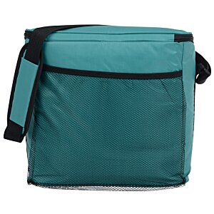 Additional Image 1 - a green cooler bag with a black strap