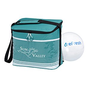 Additional Image 3 - a blue bag with a white ball