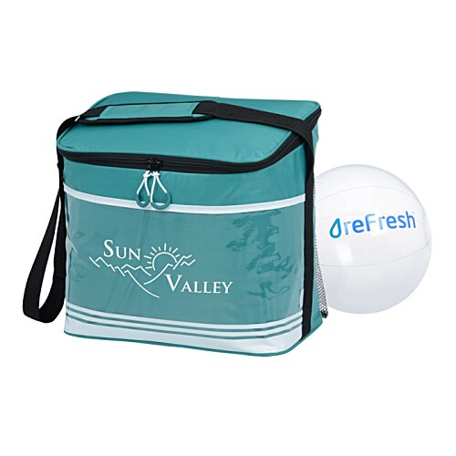 Additional Image 3 - a blue bag with a white ball