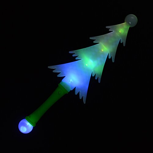 Additional Image 5 - a glowing christmas tree on a stick
