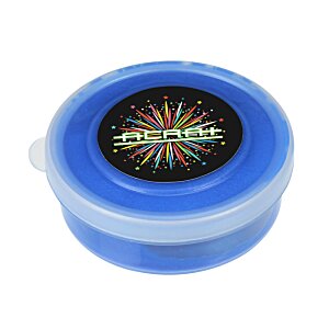 Additional Image 1 - a blue container with a black label