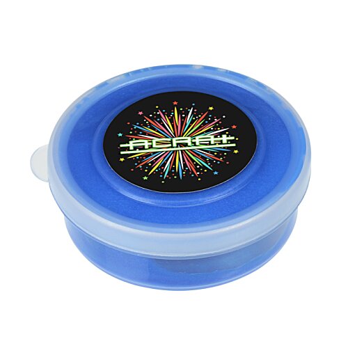 Additional Image 1 - a blue container with a black label