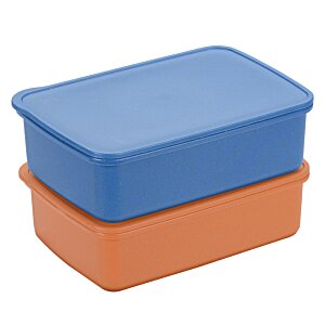 Additional Image 2 - a blue and orange plastic container