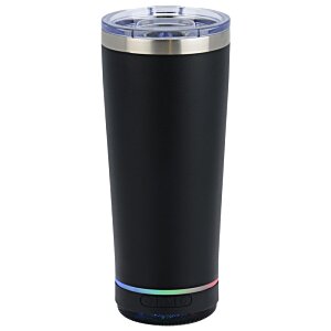 Additional Image 5 - a black and silver tumbler