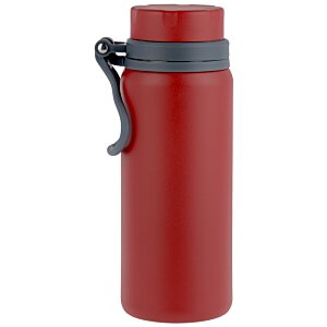 Additional Image 2 - a red and grey thermos