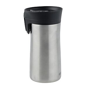Additional Image 1 - a silver and black coffee mug