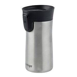 Additional Image 2 - a silver and black coffee mug