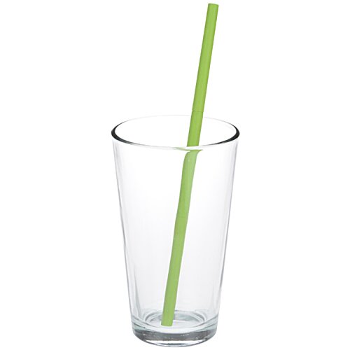 Additional Image 1 - a glass with a straw in it