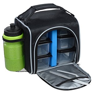 Additional Image 7 - a black and green container with a blue handle