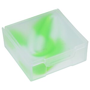 Additional Image 4 - a plastic box with green and white designs