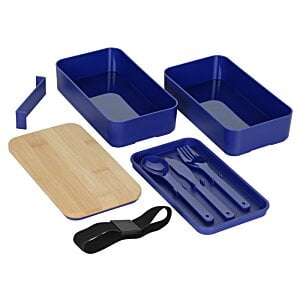 Additional Image 1 - a blue rectangular plastic container