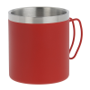 View Image 2 of 3 of Stainless Wire Handle Vacuum Mug - 12 oz. - Powder Coat