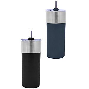 Additional Image 1 - a couple of black liquid in a glass container with Willis Tower in the background