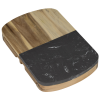 View Image 2 of 3 of Black Marble Cheese Board Set - 24 hr