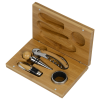 View Image 3 of 3 of 4-Piece Bamboo Wine Gift Set - 24 hr