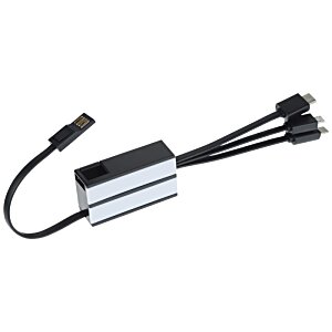 Additional Image 4 - a black and white cable with black wires