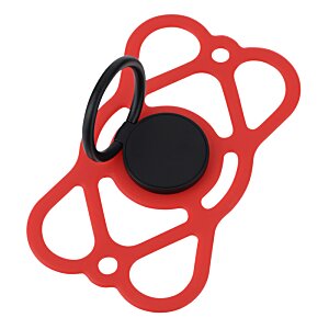 Additional Image 1 - a red and black circle with black circles