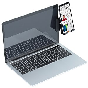 Additional Image 1 - a laptop with a phone attached to it