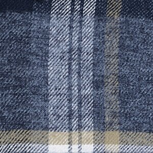 Additional Image 1 - a close up of a blue and white plaid