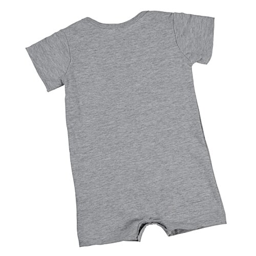 Additional Image 1 - a grey short sleeved bodysuit