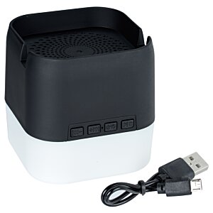 Additional Image 1 - a black and white cube with a cord