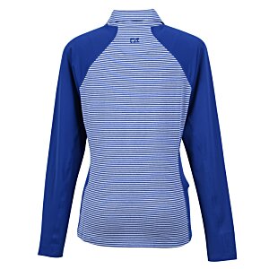 Additional Image 1 - a blue and white long sleeved shirt