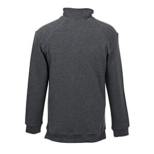 Additional Image 1 - a grey turtleneck sweater