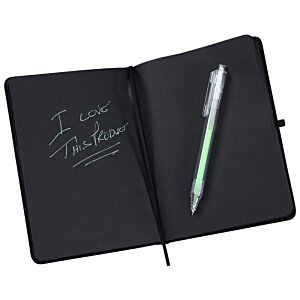 Additional Image 4 - a black notebook with a pen