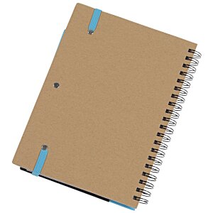 Additional Image 3 - a brown notebook with blue tape