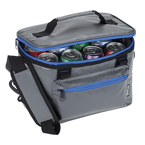 Additional Image 2 - a grey bag with blue trim