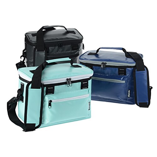 Additional Image 4 - a group of blue and black cooler bags