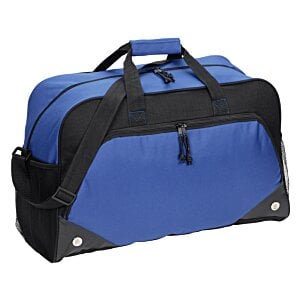 Additional Image 1 - a blue and black duffel bag