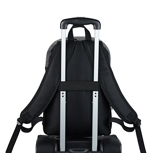 Additional Image 3 - a black chair with silver handles