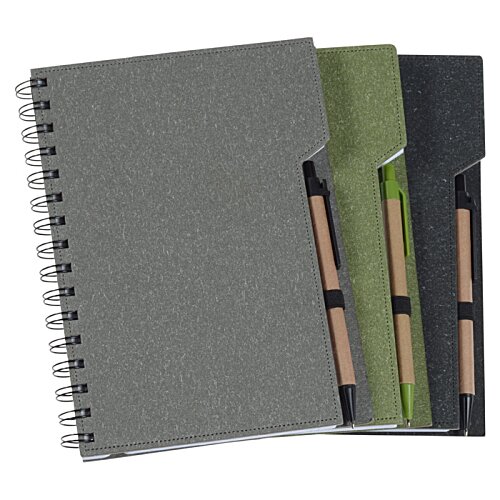 Additional Image 2 - a group of notebooks with pens