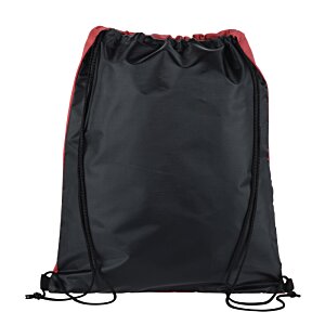 Additional Image 1 - a black bag with red trim